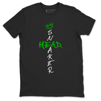 Jordan 5 Retro Lucky Green shirt to match jordans Cross Sneakerhead sneaker match tee AJ5 Lucky Green SNRT Sneaker Tees unisex cotton Black 2 crew neck shirt