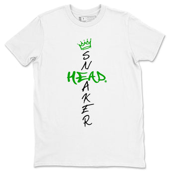 Jordan 5 Retro Lucky Green shirt to match jordans Cross Sneakerhead sneaker match tee AJ5 Lucky Green SNRT Sneaker Tees unisex cotton White 2 crew neck shirt