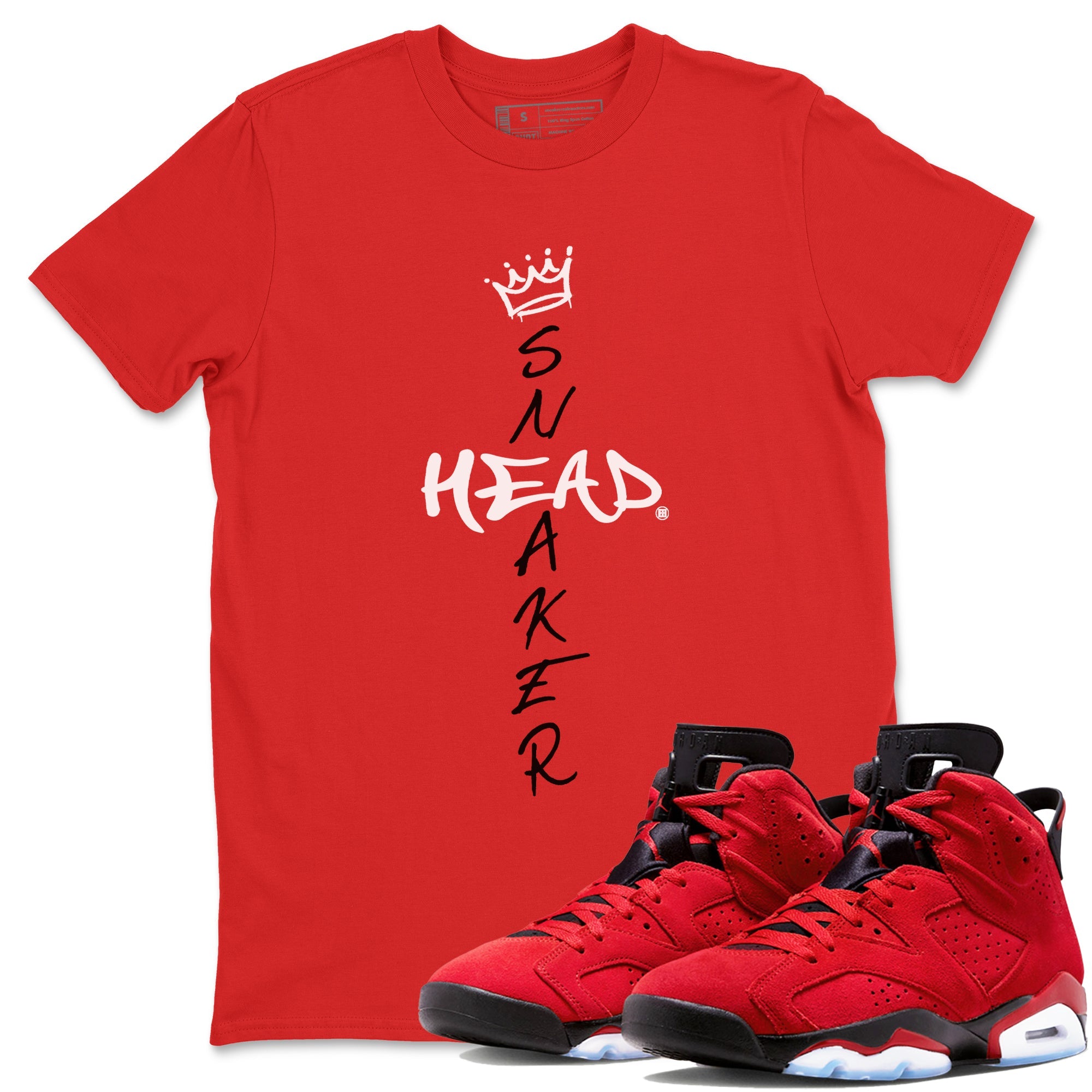Air Jordan 6 Toro Bravo Sneaker Match Tees Cross Sneakerhead Sneaker Tees Air Jordan 6 Toro Tees Unisex Shirts Red 1