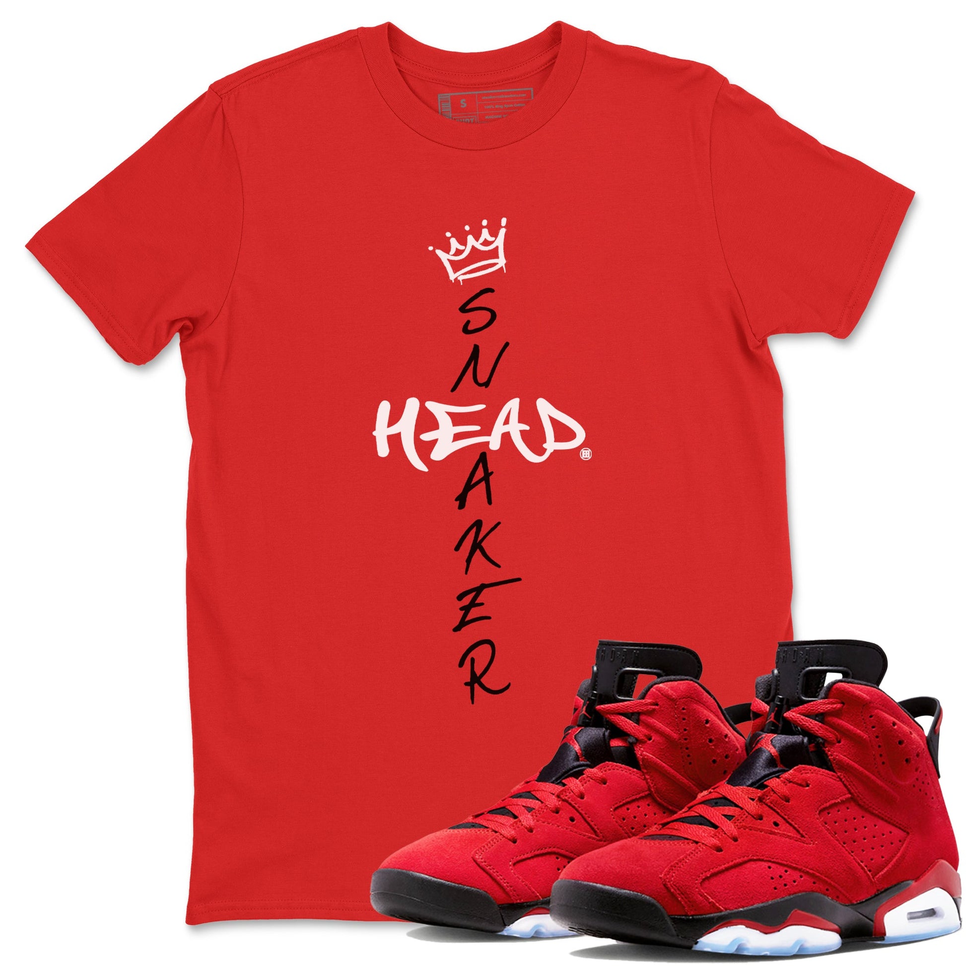 Air Jordan 6 Toro Bravo Sneaker Match Tees Cross Sneakerhead Sneaker Tees Air Jordan 6 Toro Tees Unisex Shirts Red 1