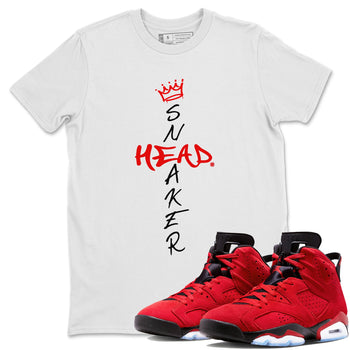 Air Jordan 6 Toro Bravo Sneaker Match Tees Cross Sneakerhead Sneaker Tees Air Jordan 6 Toro Tees Unisex Shirts White 1
