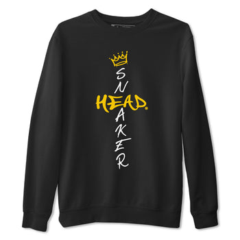 Air Jordan 6 Yellow Ochre shirt to match jordans Cross Sneakerhead special sneaker matching tees AJ6 Yellow Ochre SNRT sneaker tees Unisex Black 2 T-Shirt
