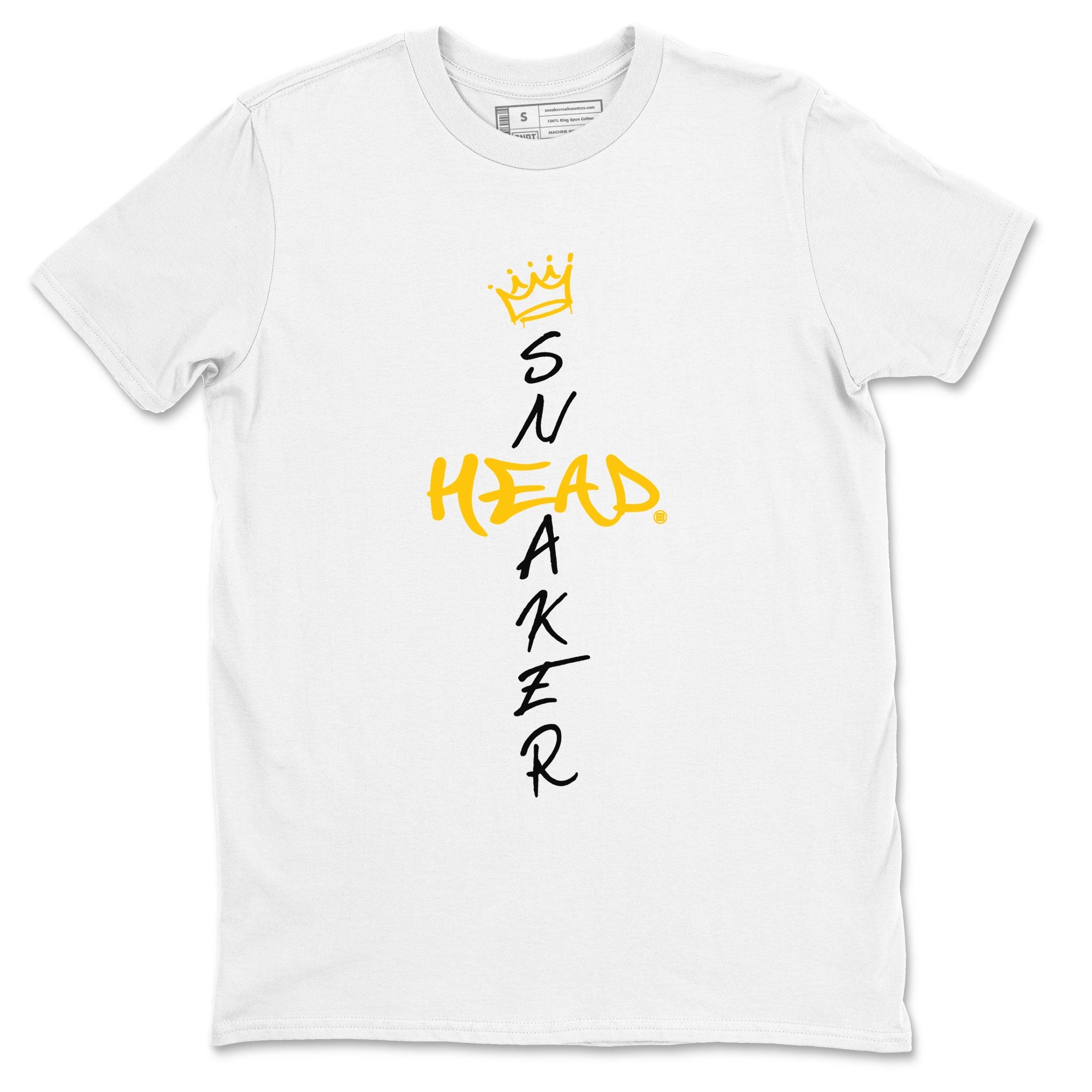 Air Jordan 6 Yellow Ochre shirt to match jordans Cross Sneakerhead special sneaker matching tees AJ6 Yellow Ochre SNRT sneaker tees Unisex White 2 T-Shirt