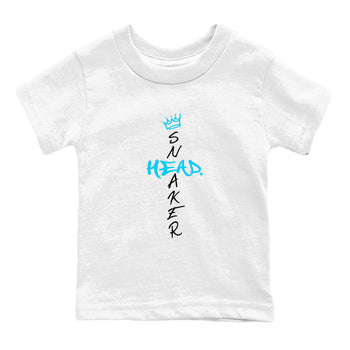 9s Powder Blue shirt to match jordans Cross Sneakerhead sneaker tees Air Jordan 9 Powder Blue SNRT sneaker release tees baby toddler White 2 cotton Shirt