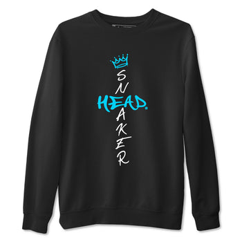 9s Powder Blue shirt to match jordans Cross Sneakerhead sneaker tees Air Jordan 9 Powder Blue SNRT Sneaker Release Tees unisex cotton Black 2 crew neck shirt