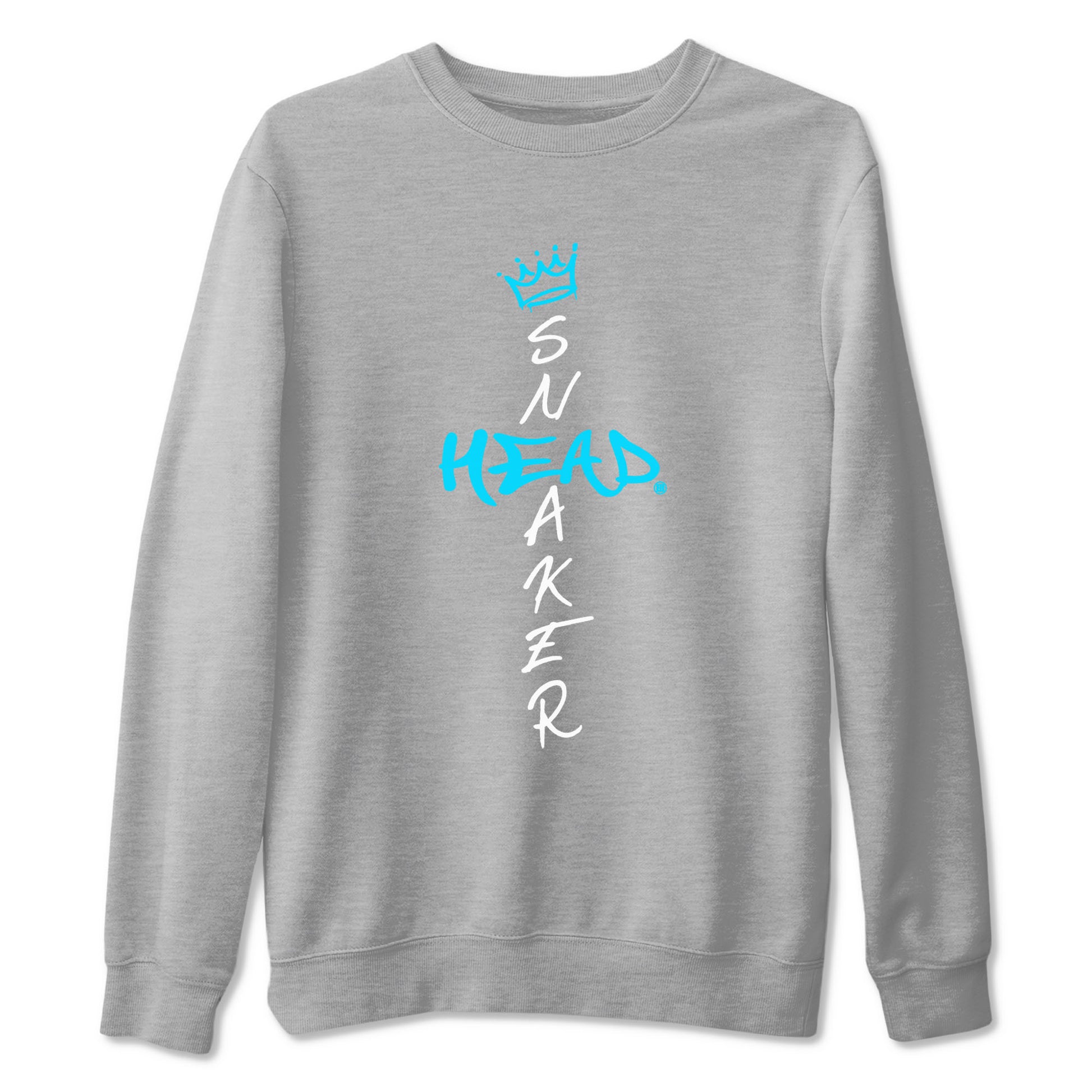 9s Powder Blue shirt to match jordans Cross Sneakerhead sneaker tees Air Jordan 9 Powder Blue SNRT Sneaker Release Tees unisex cotton Heather Grey 2 crew neck shirt
