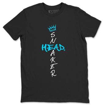 9s Powder Blue shirt to match jordans Cross Sneakerhead sneaker tees Air Jordan 9 Powder Blue SNRT Sneaker Release Tees unisex cotton Black 2 crew neck shirt