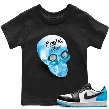 Jordan 1 Powder Blue Sneaker Match Tees Crystal Head Sneaker Tees Jordan 1 Powder Blue Sneaker Release Tees Kids Shirts