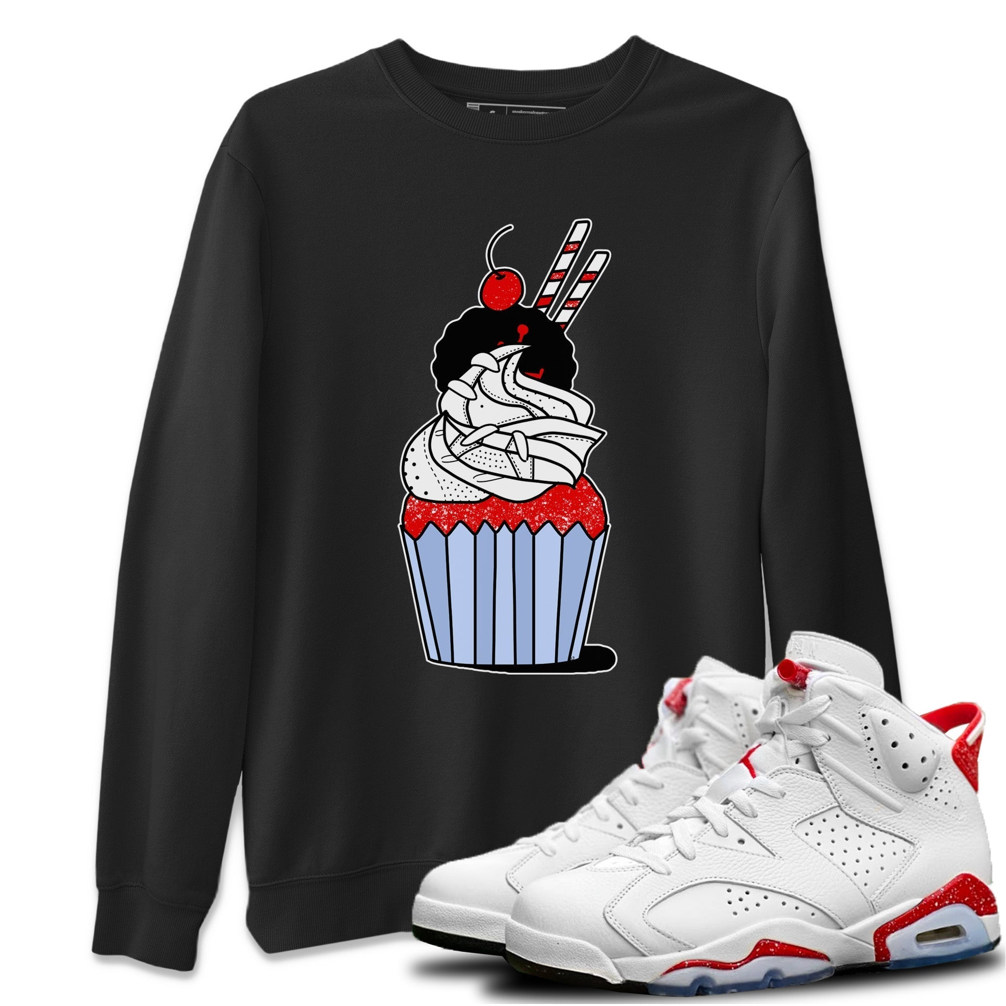 Jordan 6 Red Velvet Cookies Sneaker Match Tees Cup Cake Sneaker Tees Jordan 6 Red Velvet Cookies Sneaker Release Tees Unisex Shirts