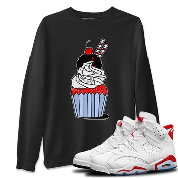Jordan 6 Red Velvet Cookies Sneaker Match Tees Cup Cake Sneaker Tees Jordan 6 Red Velvet Cookies Sneaker Release Tees Unisex Shirts