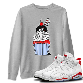 Jordan 6 Red Velvet Cookies Sneaker Match Tees Cup Cake Sneaker Tees Jordan 6 Red Velvet Cookies Sneaker Release Tees Unisex Shirts