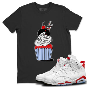 Jordan 6 Red Velvet Cookies Sneaker Match Tees Cup Cake Sneaker Tees Jordan 6 Red Velvet Cookies Sneaker Release Tees Unisex Shirts