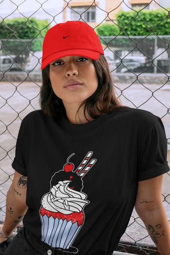 Jordan 6 Red Velvet Cookies Sneaker Match Tees Cup Cake Sneaker Tees Jordan 6 Red Velvet Cookies Sneaker Release Tees Unisex Shirts