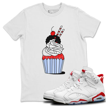 Jordan 6 Red Velvet Cookies Sneaker Match Tees Cup Cake Sneaker Tees Jordan 6 Red Velvet Cookies Sneaker Release Tees Unisex Shirts