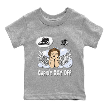 Air Jordan 1 Black White Sneaker Match Tees Cupids Day Off Sneaker Tees Air Jordan 1 Black White Sneaker Release Tees Kids Shirts