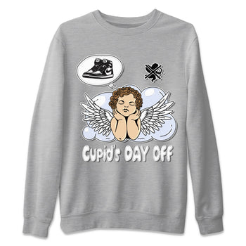 Air Jordan 1 Black White Sneaker Match Tees Cupids Day Off Sneaker Tees Air Jordan 1 Black White Sneaker Release Tees Unisex Shirts