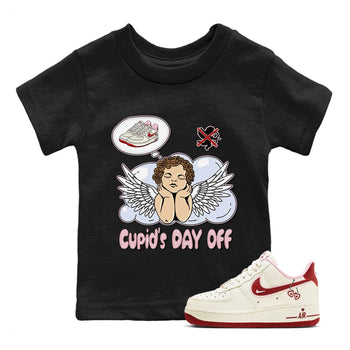 Air Force 1 Valentines Day Sneaker Match Tees Cupids Day Off Sneaker Tees Air Force 1 Valentines Day Sneaker Release Tees Kids Shirts