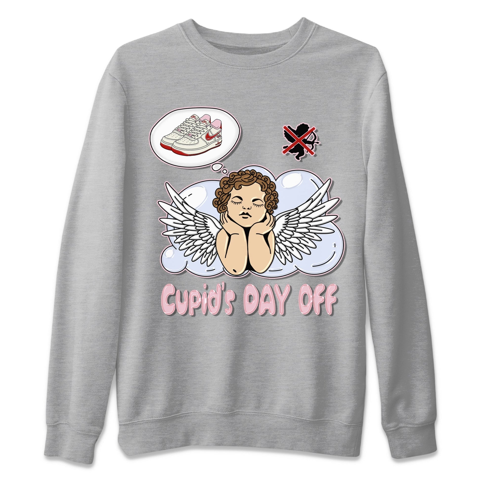 Air Force 1 Valentines Day Sneaker Match Tees Cupids Day Off Sneaker Tees Air Force 1 Valentines Day Sneaker Release Tees Unisex Shirts
