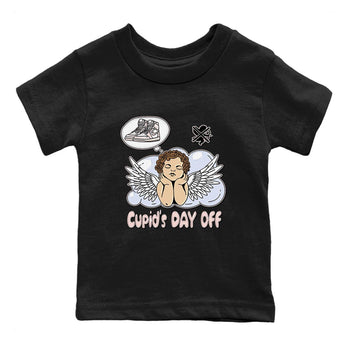 Air Jordan 1 Washed Pink Sneaker Match Tees Cupids Day Off Sneaker Tees AJ1 Washed Pink Sneaker Release Tees Kids Shirts Black 2