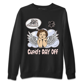 Air Jordan 1 Washed Pink Sneaker Match Tees Cupids Day Off Sneaker Tees AJ1 Washed Pink Sneaker Release Tees Unisex Shirts Black 2