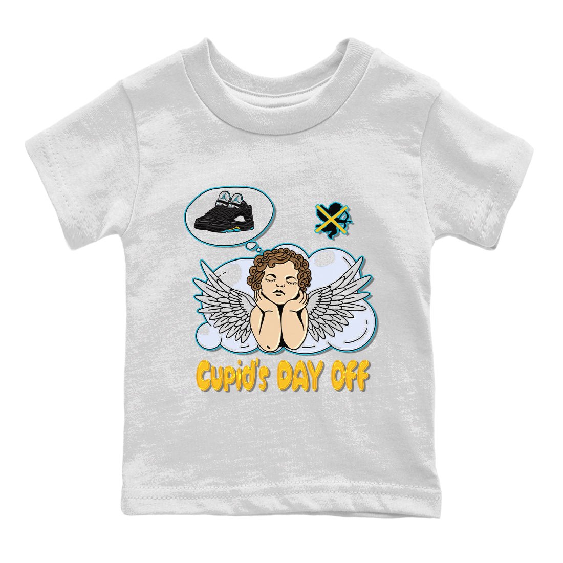 Jordan 5 Aqua Sneaker Match Tees Cupids Day Off Sneaker Tees Jordan 5 Aqua Sneaker Release Tees Kids Shirts
