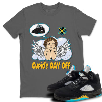 Jordan 5 Aqua Sneaker Match Tees Cupids Day Off Sneaker Tees Jordan 5 Aqua Sneaker Release Tees Unisex Shirts