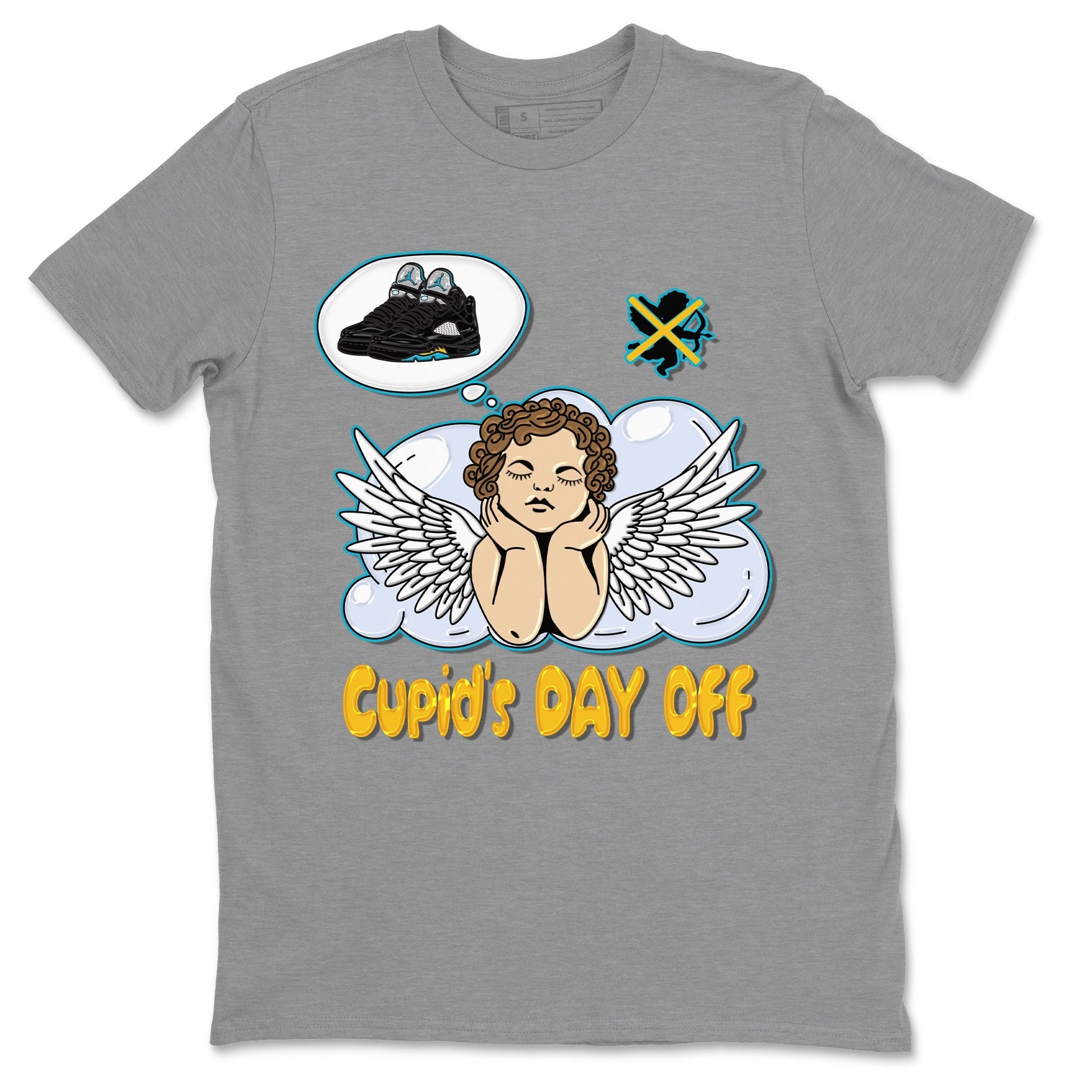 Jordan 5 Aqua Sneaker Match Tees Cupids Day Off Sneaker Tees Jordan 5 Aqua Sneaker Release Tees Unisex Shirts