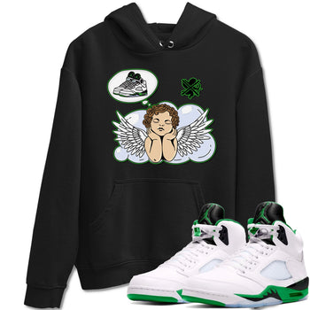 5s Lucky Green shirt to match jordans Cupids Day Off sneaker tees Air Jordan 5 Lucky Green SNRT Sneaker Release Tees unisex cotton Black 1 crew neck shirt