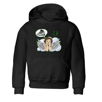 5s Lucky Green shirt to match jordans Cupids Day Off sneaker tees Air Jordan 5 Lucky Green SNRT sneaker release tees baby toddler Black 2 cotton Shirt