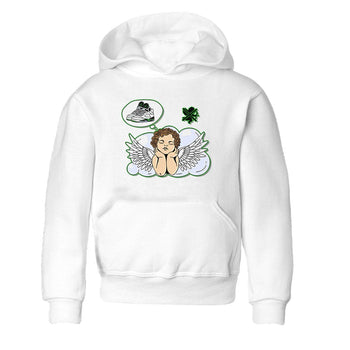 5s Lucky Green shirt to match jordans Cupids Day Off sneaker tees Air Jordan 5 Lucky Green SNRT sneaker release tees baby toddler White 2 cotton Shirt