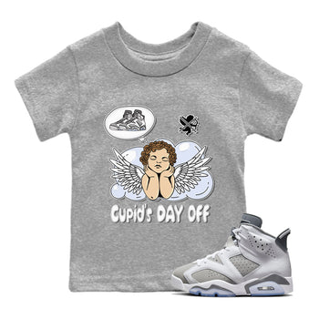 Jordan 6 Cool Grey Sneaker Match Tees Cupids Day Off Sneaker Tees Jordan 6 Cool Grey Sneaker Release Tees Kids Shirts
