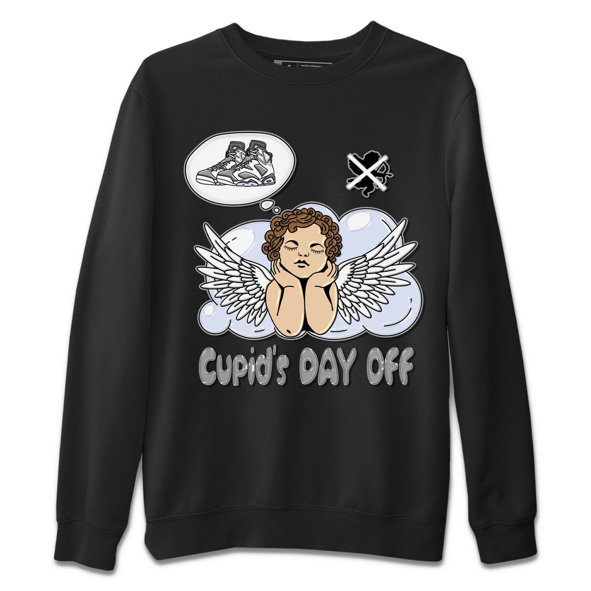 Jordan 6 Cool Grey Sneaker Match Tees Cupids Day Off Sneaker Tees Jordan 6 Cool Grey Sneaker Release Tees Unisex Shirts