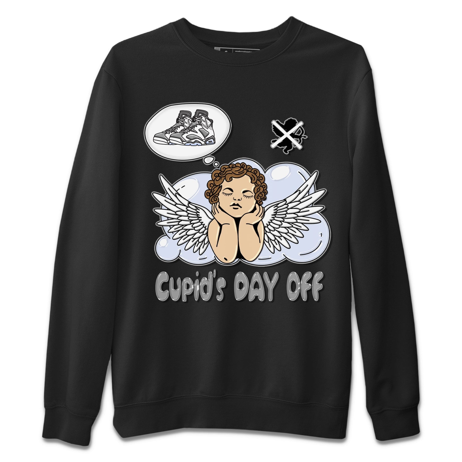 Jordan 6 Cool Grey Sneaker Match Tees Cupids Day Off Sneaker Tees Jordan 6 Cool Grey Sneaker Release Tees Unisex Shirts