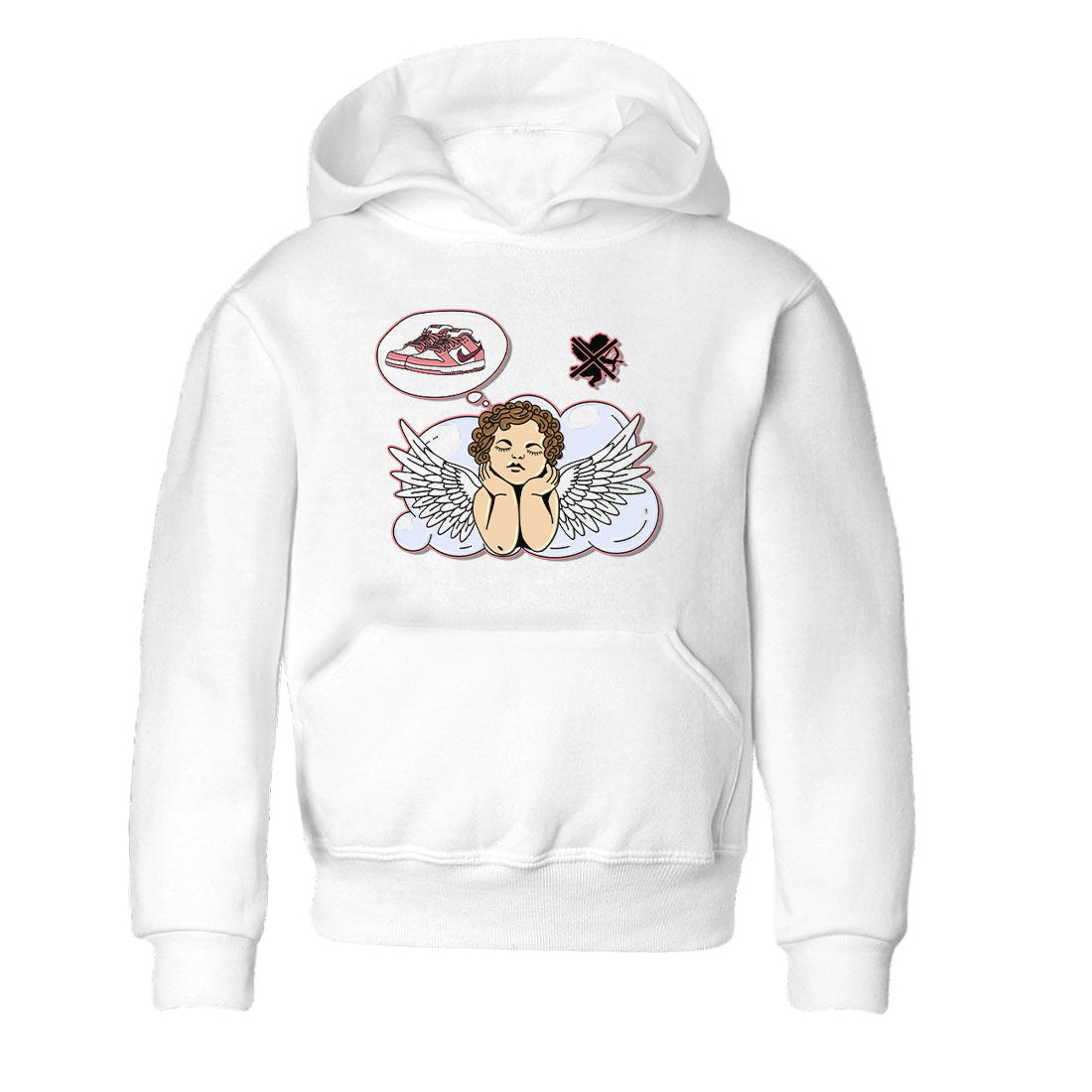 Dunk Valentine's Day shirt to match jordans Cupids Day Off sneaker tees Dunks Valentine's Day SNRT sneaker release tees baby toddler White 2 cotton Shirt