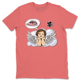 Dunk Valentine's Day shirt to match jordans Cupids Day Off sneaker tees Dunks Valentine's Day SNRT sneaker Release Tees unisex cotton Coral 2 crew neck shirt