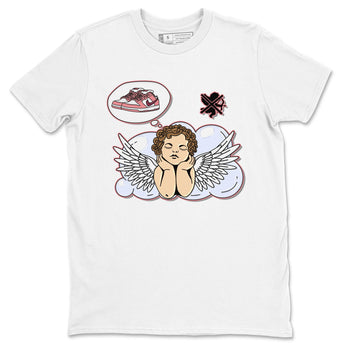 Dunk Valentine's Day shirt to match jordans Cupids Day Off sneaker tees Dunks Valentine's Day SNRT sneaker Release Tees unisex cotton White 2 crew neck shirt