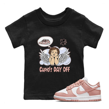 Nike Dunks Low Rose Whisper shirt to match jordans Cupids Day Off sneaker tees Nike Dunk Rose Whisper SNRT Sneaker Release Tees Baby Toddler Black 1 T-Shirt