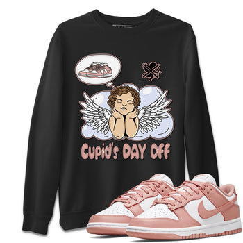 Nike Dunks Low Rose Whisper shirt to match jordans Cupids Day Off sneaker tees Nike Dunk Rose Whisper SNRT Sneaker Release Tees Unisex Black 1 T-Shirt