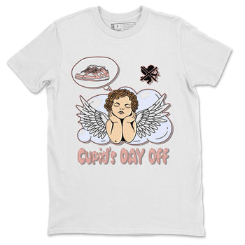 Nike Dunks Low Rose Whisper shirt to match jordans Cupids Day Off sneaker tees Nike Dunk Rose Whisper SNRT Sneaker Release Tees Unisex White 2 T-Shirt