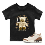 Jordan 3 Retro Palomino Sneaker Matching T-Shirt Cute Gangsta Sneaker Tees Air Jordan 3 Palomino Sneaker Release Tees Kids Shirts Black 1
