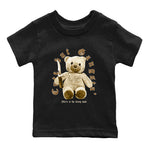 Jordan 3 Retro Palomino Sneaker Matching T-Shirt Cute Gangsta Sneaker Tees Air Jordan 3 Palomino Sneaker Release Tees Kids Shirts Black 2