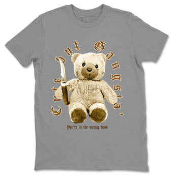 Jordan 3 Retro Palomino Sneaker Matching T-Shirt Cute Gangsta Sneaker Tees Air Jordan 3 Palomino Sneaker Release Tees Unisex Shirts Heather Grey 2