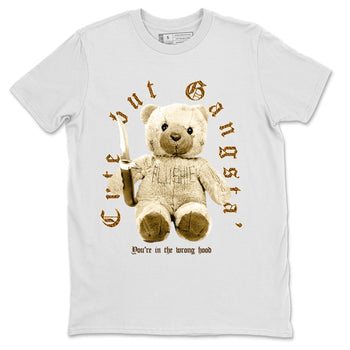 Jordan 3 Retro Palomino Sneaker Matching T-Shirt Cute Gangsta Sneaker Tees Air Jordan 3 Palomino Sneaker Release Tees Unisex Shirts White 2