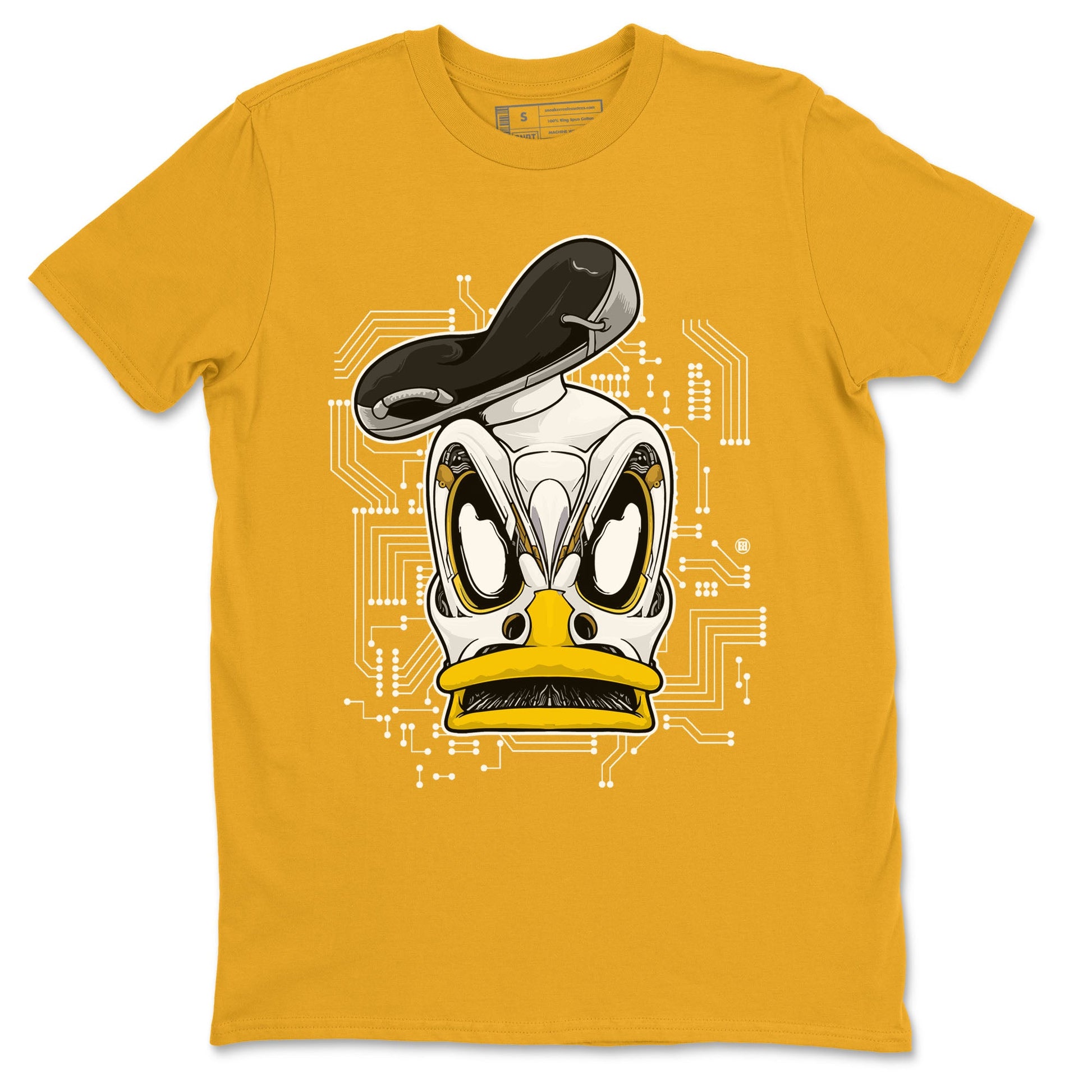 1s Yellow Ochre shirt to match jordans Cyber Duck sneaker tees Air Jordan 1 High OG Yellow Ochre SNRT Sneaker Release Tees unisex cotton Gold 2 crew neck shirt