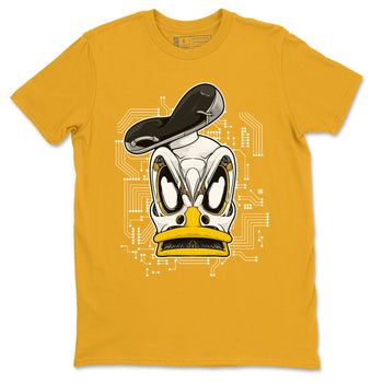 1s Yellow Ochre shirt to match jordans Cyber Duck sneaker tees Air Jordan 1 High OG Yellow Ochre SNRT Sneaker Release Tees unisex cotton Gold 2 crew neck shirt