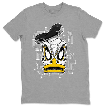 1s Yellow Ochre shirt to match jordans Cyber Duck sneaker tees Air Jordan 1 High OG Yellow Ochre SNRT Sneaker Release Tees unisex cotton Heather Grey 2 crew neck shirt