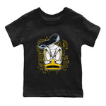 AJ6 Yellow Ochre shirt to match jordans Cyber Duck sneaker tees Air Jordan 6 Yellow Ochre SNRT sneaker release tees baby toddler Black 2 cotton Shirt