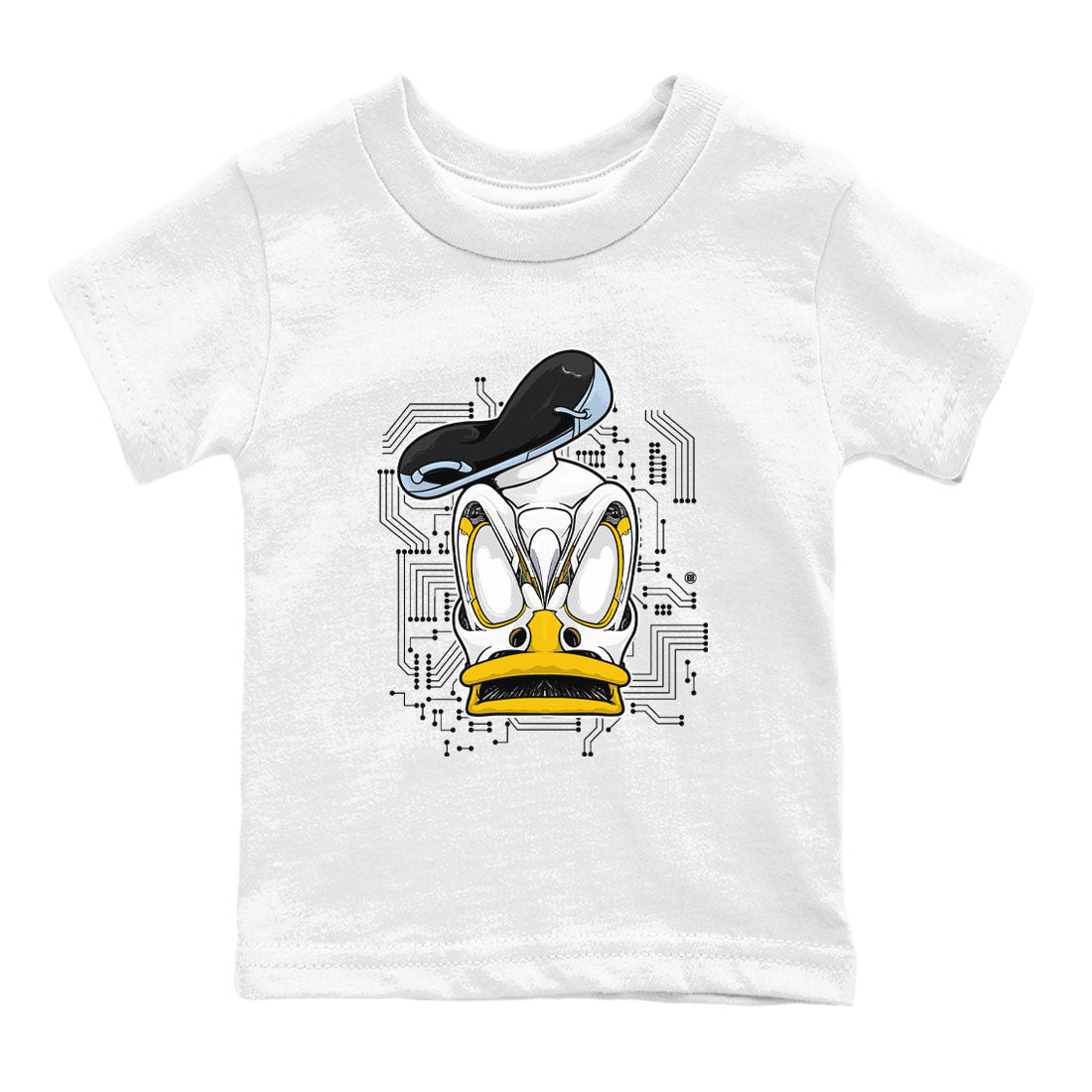 AJ6 Yellow Ochre shirt to match jordans Cyber Duck sneaker tees Air Jordan 6 Yellow Ochre SNRT sneaker release tees baby toddler White 2 cotton Shirt