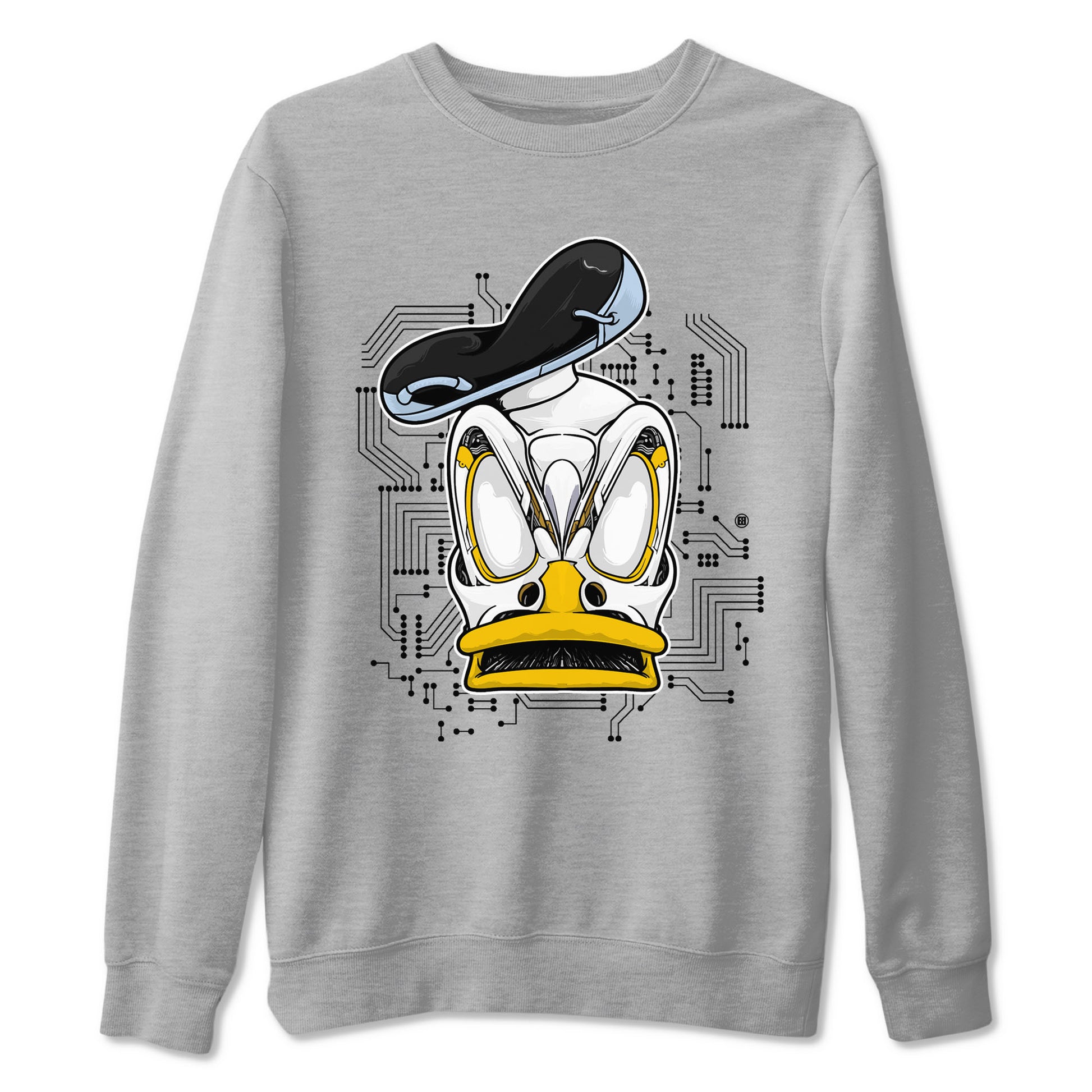 AJ6 Yellow Ochre shirt to match jordans Cyber Duck sneaker tees Air Jordan 6 Yellow Ochre SNRT Sneaker Release Tees unisex cotton Heather Grey 2 crew neck shirt