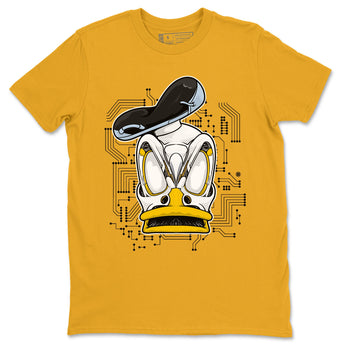 AJ6 Yellow Ochre shirt to match jordans Cyber Duck sneaker tees Air Jordan 6 Yellow Ochre SNRT Sneaker Release Tees unisex cotton Gold 2 crew neck shirt